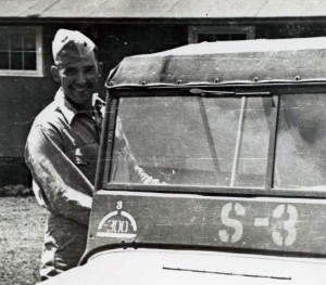 Henry at the 23rd Marine's base camp in Maui, 1945